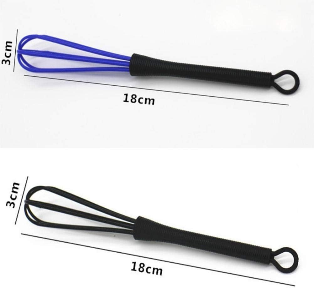 6 Mini Whisks for Hair Dye Color Mixing, 7 x 1.2 Inch Balloon, Salon, Barber, Hair Color, Dye, Cream, Whisk, Kitchen Mixer Tool for Blending and