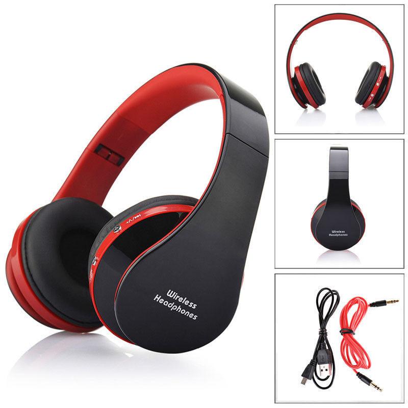 Wireless Folding Headset Bluetooth Stereo Headphones Earphone For Iphone Samsung