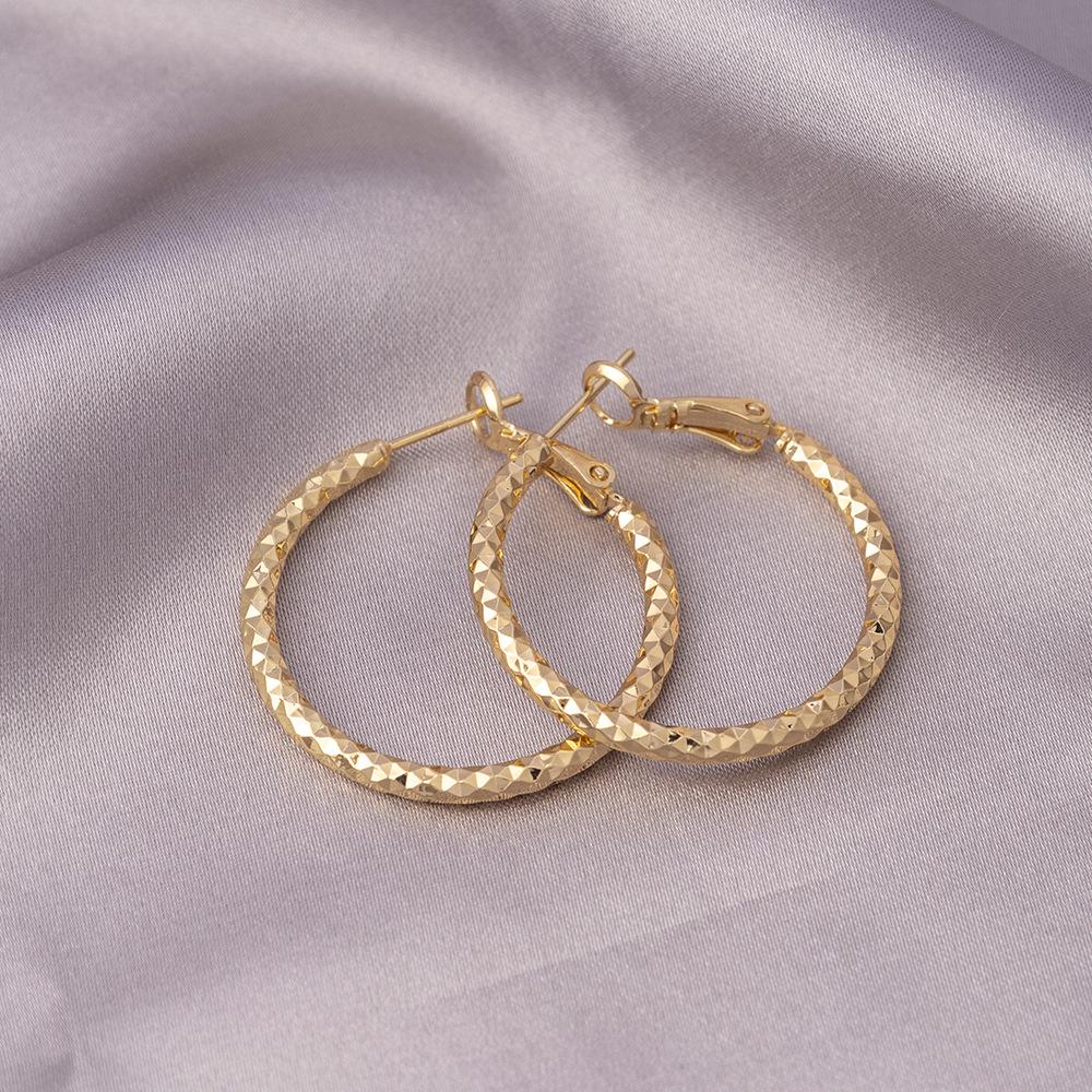 Серьги: Преувеличенный крутой стиль - Роскошные универсальные серьги-кольца высокого класса, простые и нишевые.