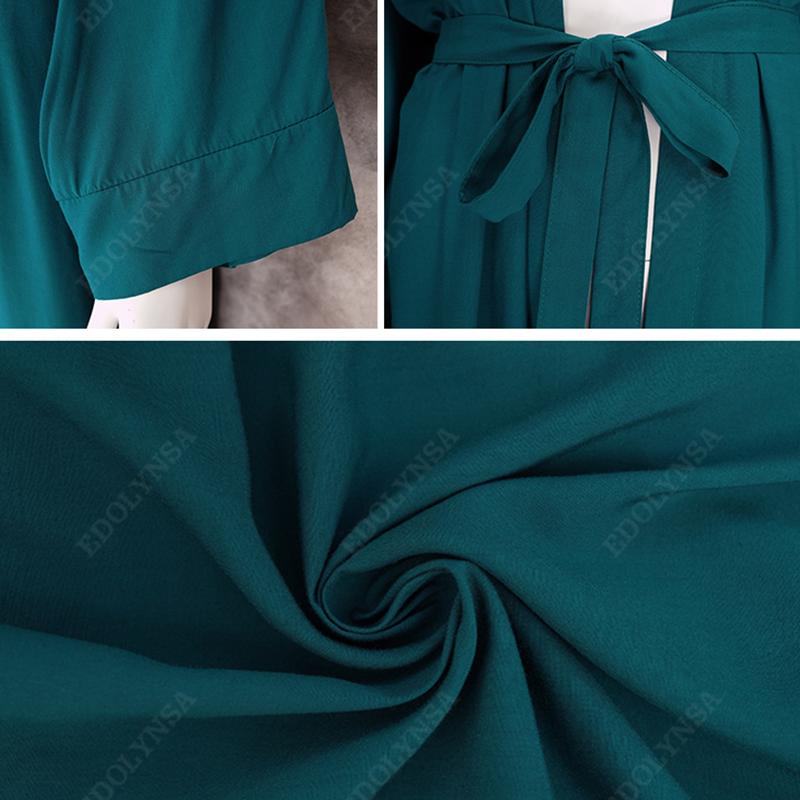 Sexy Short Sleeve Front Open Self Belted Long Kimono Dress Summer Clothes For Women Beach Wear Bathing Suit Cover Up Q1357