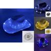 Four Color Led Light Up Western Cowboy Hat With Sequin Pattern For Party Cosplay Stage Performance
