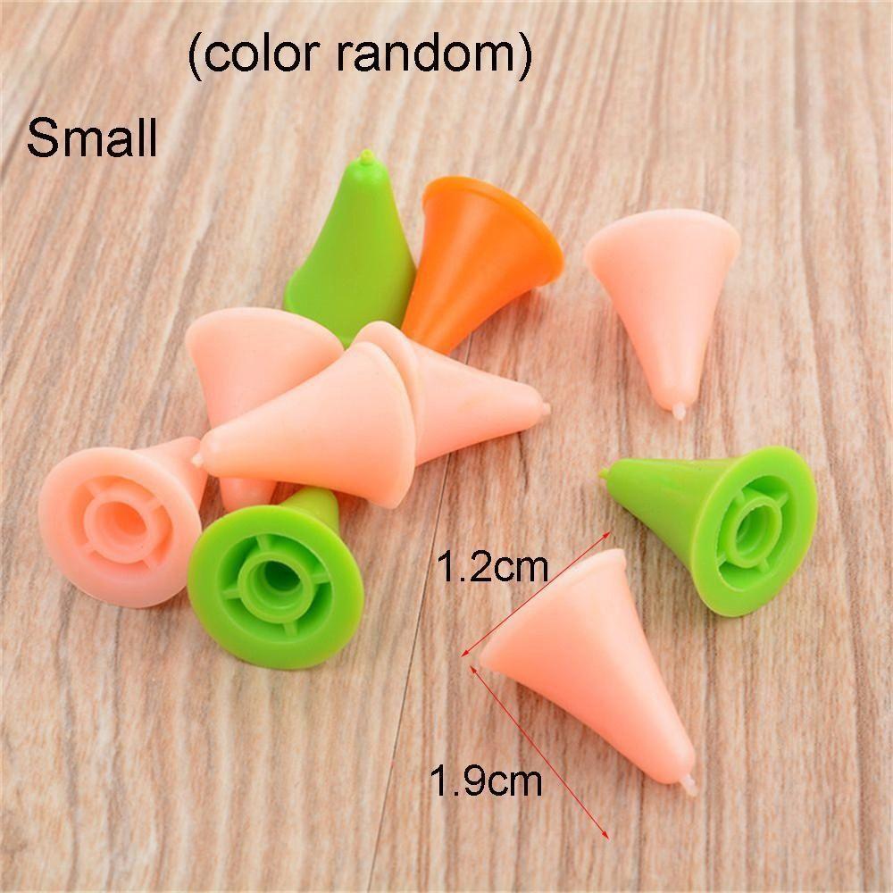 10/30 шт. цвет случайный резиновый стопор для вязания швейные принадлежности игольница протектор