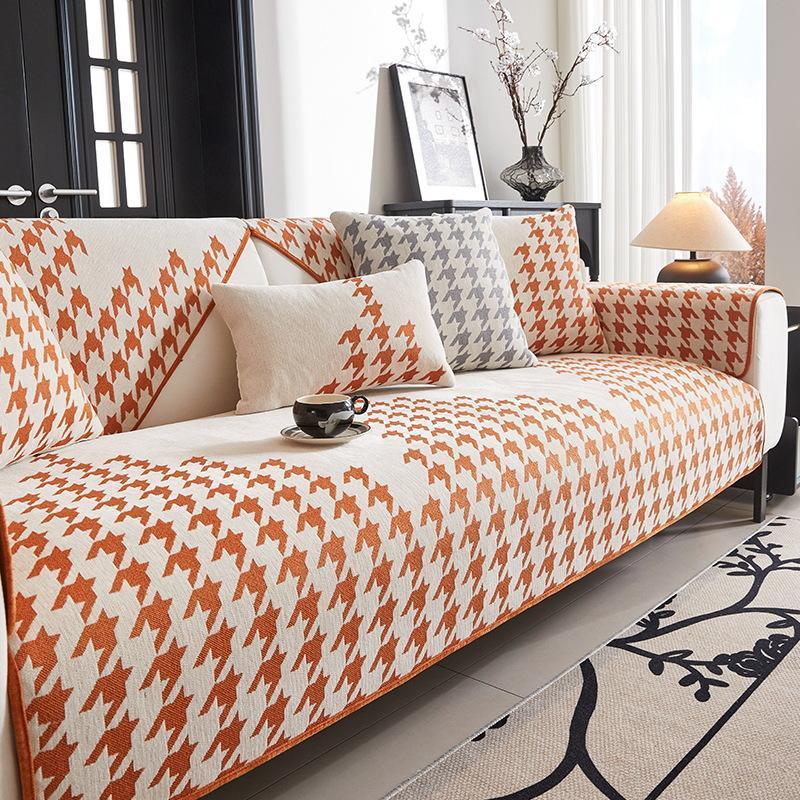 Современный простой чехол для дивана Stooth, все включено, шенилл, универсальный защитный чехол для дивана на все времена года, пылезащитный коврик для мебели, одеяло