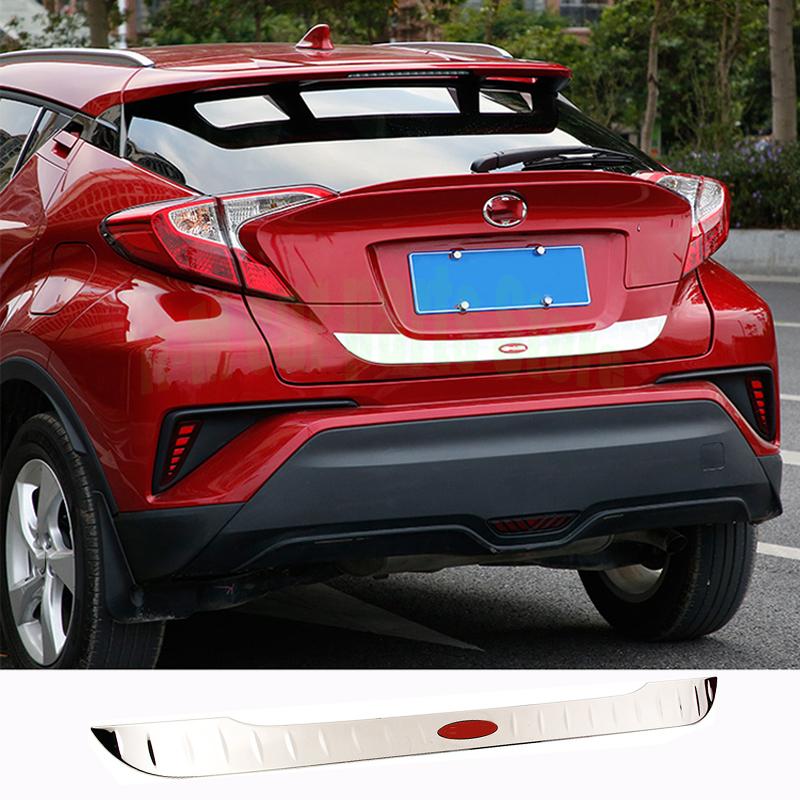 Для Toyota CHR IZOA 2018-накладка задней двери, накладка двери багажника, накладка заднего номерного знака, задняя коробка