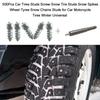 520Pcs Car Tires Studs Screw Snow Tire Studs Spikes Wheel Tyres Snow Chains Studs for Car