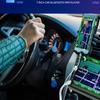 Двухдиновый сенсорный экран навигации мультимедийный проигрыватель Bluetooth совместимый автомобильный MP5 87.5-108Mhz радио камера заднего вида