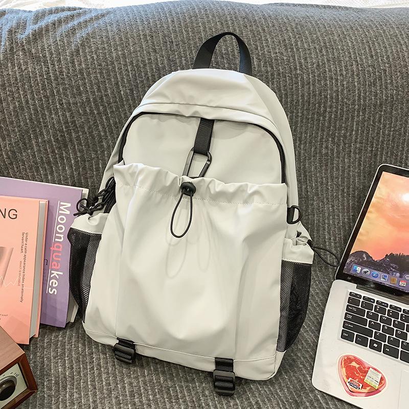 Lightweight And Simple Tooling Wind Backpack Multi-Pocket Neutral Wind Men'S And Women'S Backpack Texture Commuter Travel Bag