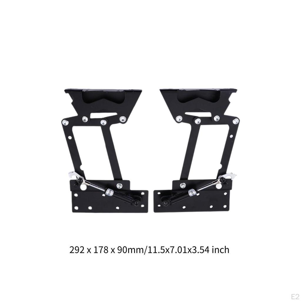 2x Coffee Table Lifting Frame Tea Hydraulic Stand Furniture Hardware Multifunction