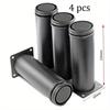4 шт., ножки для мебели из нержавеющей стали, металлические регулируемые круглые металлические мебельные сменные угловые ножки