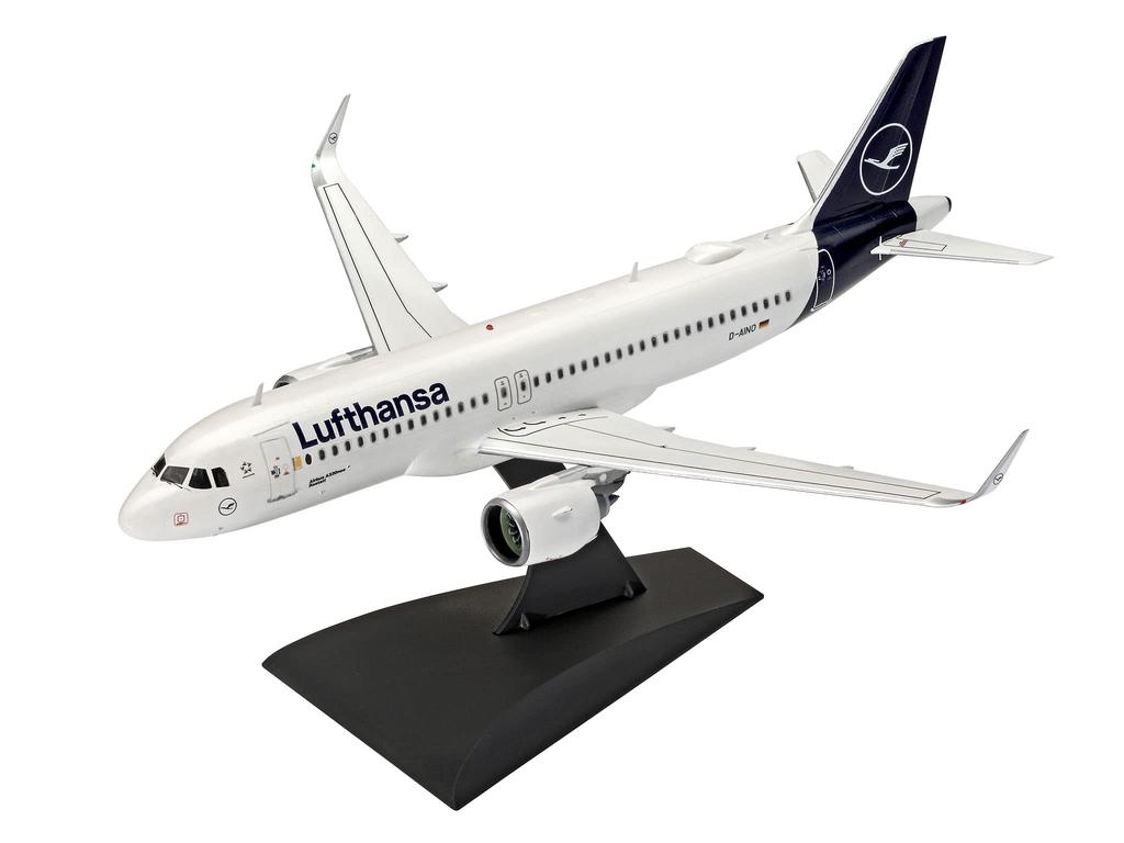 Revell масштаб Airbus A320neo Lufthansa пассажирский самолет пластиковая модель 03942 1/144