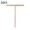 1/2PCS T Shape Wooden Crepe Maker Pancake Batter Spreader Stick Home Kitchen Tool DIY Pancake Restaurant Canteen Supplies