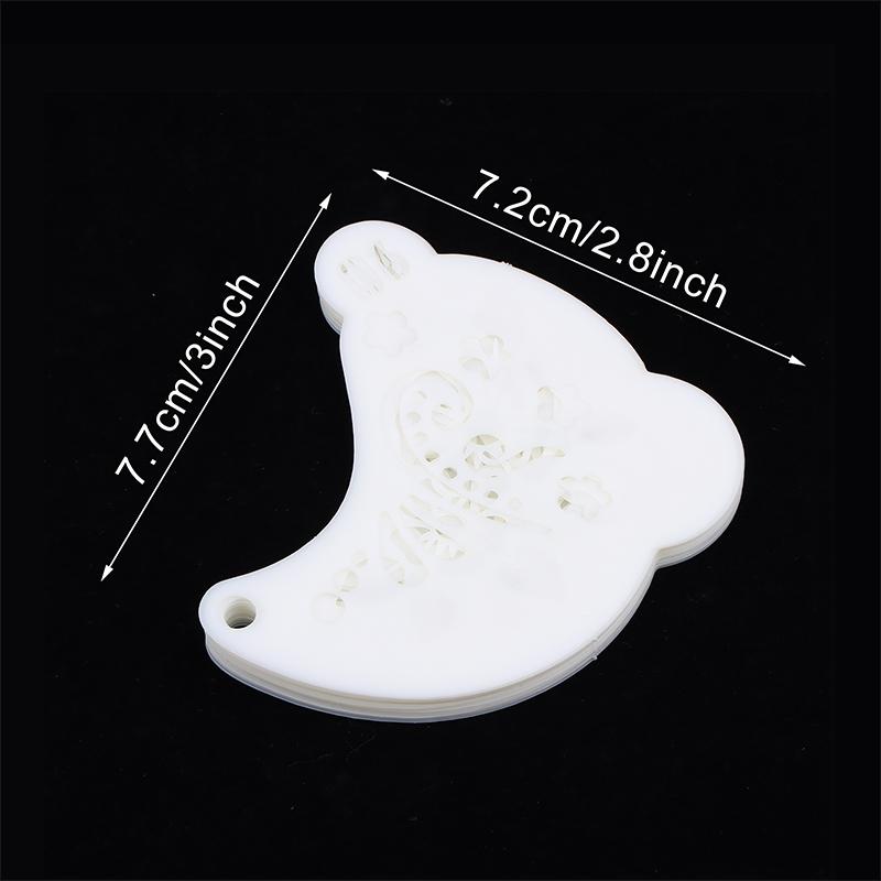 16Pcs Face Painting Tattoo Stencil Diy Hand Drawn Spray Painting Eyebrow Tattoo Template Dance Party Makeup Tools Beauty Sticker