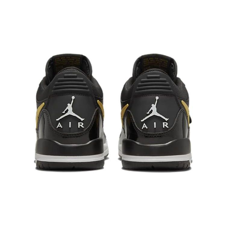 Кроссовки Air Jordan Legacy 312 Low GS Черный/Металлический Золотой Детские Белый CD9054-071