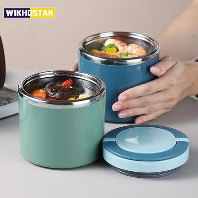 Термос для еды, 600/800 мл, изолированная чашка для супа, контейнеры-термосы из нержавеющей стали, ланч-бокс, термосохраняет тепло для школьников