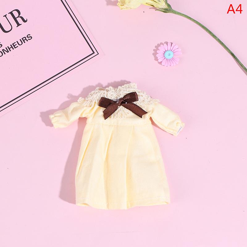 1pc 16cm Bjd Doll Clothes High-end Dress Up Can Dress Up Fashion Doll Clothes Skirt Suit Best Gifts for Children DIY Girls Toys