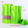 Colored Self-supporting Self Sealing Bag Aluminum Foil Sealed Biscuit Flower Tea Sealed Pocket Candy Facial Mask Gift Window Bags