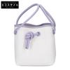 VASIC 23Stainless Steel Tomorrowland Exclusive Bond Mini Canvas X Leather Combination Handbag White X purpleUsed