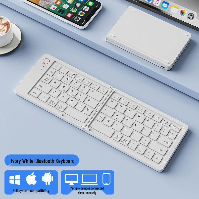 Портативная складная беспроводная Bluetooth-клавиатура для ноутбука и мобильного офиса