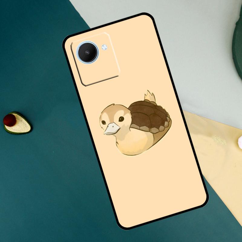 Cute Cartoon Duck For Realme C55 C71 C75 C67 C63 C51 C61 C53 C35 C65 11 12 13 14 15 Pro Plus GT6 GT7 Pro Case