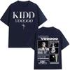 Rapper Kidd Voodoo Satiro Tour Harajuku Graphics 2026 Spring summer Tshirt Men Short Sleeve pure Cotton Casual Tops