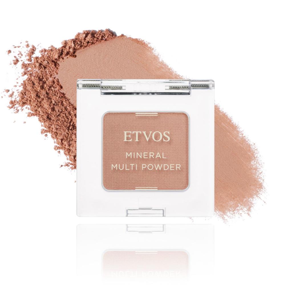 ETVOS Минеральная мультипудра #Lino Beige (Тени для век, Румяна, Помада - 3-в-1 Многофункциональный Мини-формат, Для подкрашивания макияжа, Смывается мылом)