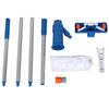 Portable Pool Vacuum Jet with 4 Section Poles Underwater Cleaner Set for Hot Tub Pond Fountain EU