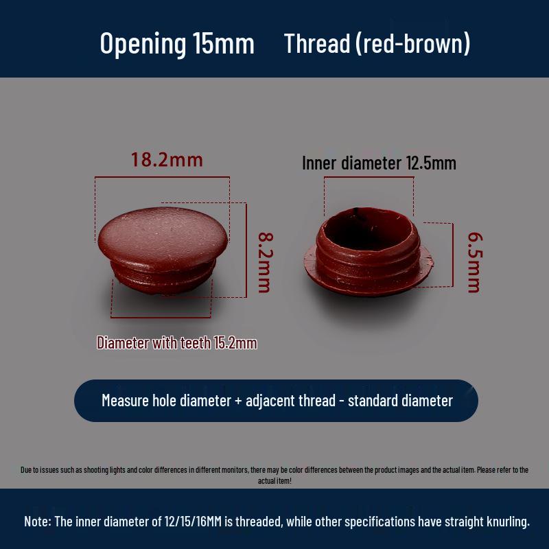 Универсальная круглая декоративная пластиковая заглушка для мебельных петель и отверстий под винты