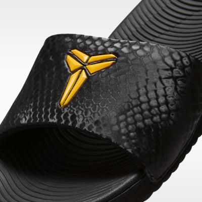 Kids' Slides Nike Kobe Kawa Slide Black University Gold (GS) Black/University Gold