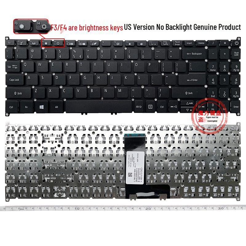 Совместимая клавиатура для моделей Acer Hongji N18P5, N20C13, N20C5, EX215-21, EX215-51