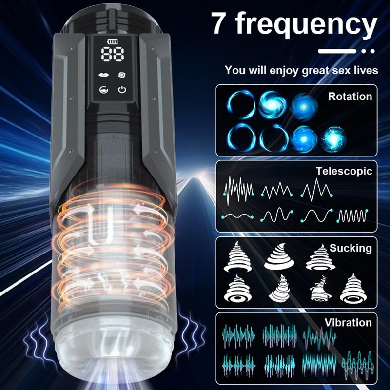 Sex Toys 4 In 1 Automatic Male Masturbator Cup Pocket Vagina Pussy Glans Trainer Male Blowjob Sex Machine Adult Toy for Men