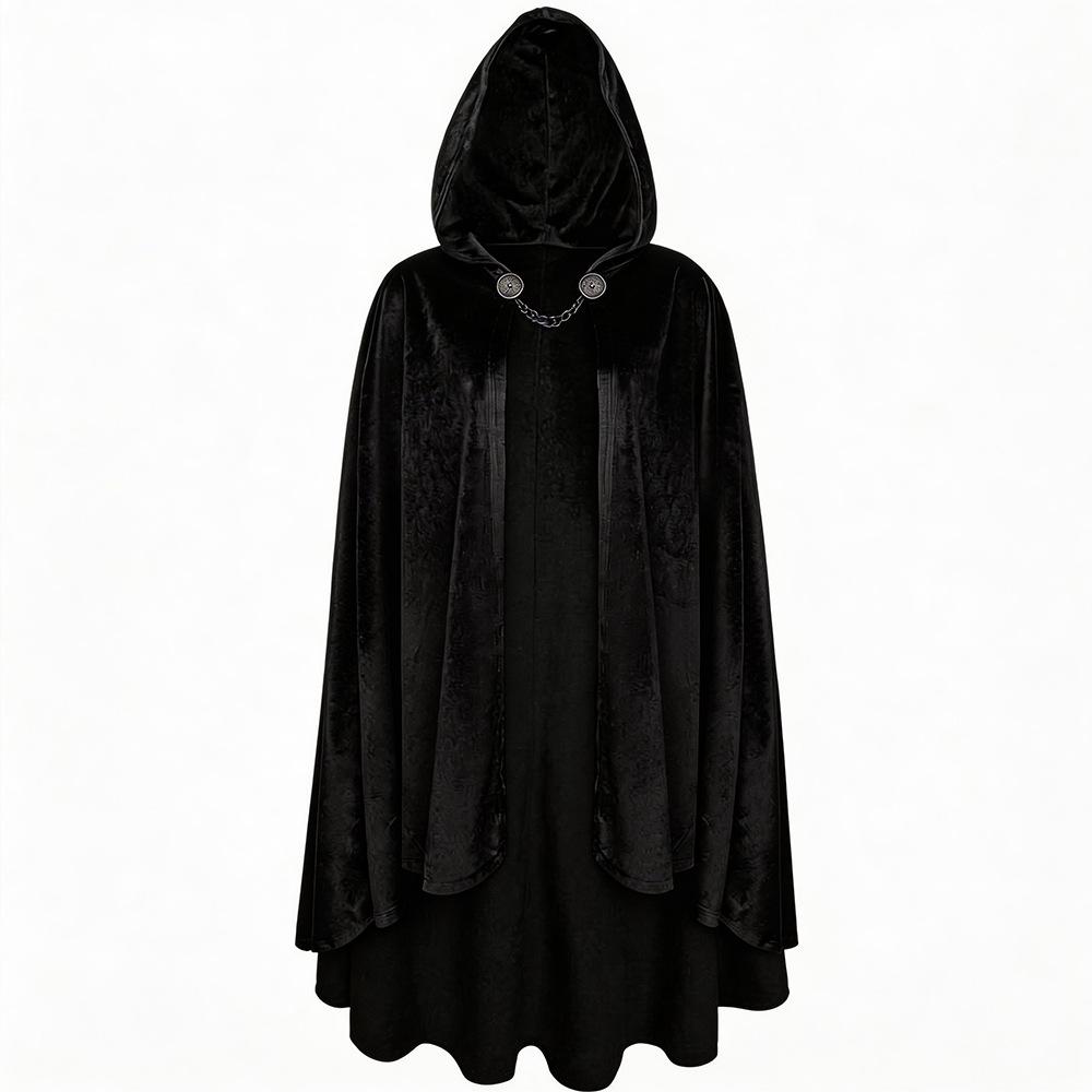 New Suede Cape Hobbit Queen Elf Wizard Cape Cosplay Suit
