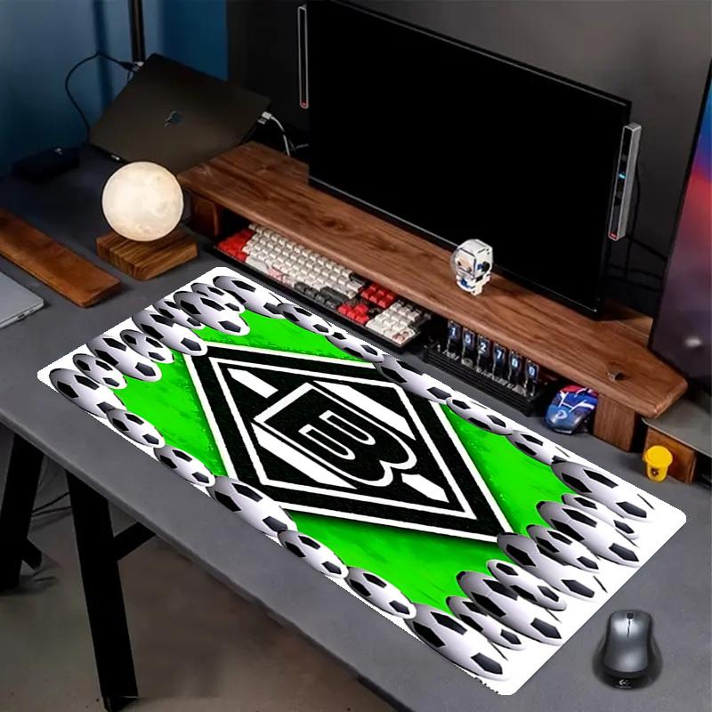 Borussia Monchengladbach Print Mouse Pad, Anti‑Slip Desktop keyboard Mat, for PC Laptop Gaming Working Daily Use, Cool Festival Surprise Gift