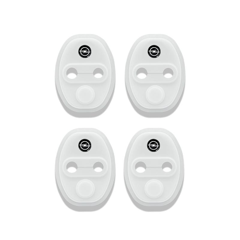 4pcs Car Styling Auto Protect Door Lock Cover Stickers Accessories Case For Opel Insignia Astra Antara Meriva Zafira H G Corsa
