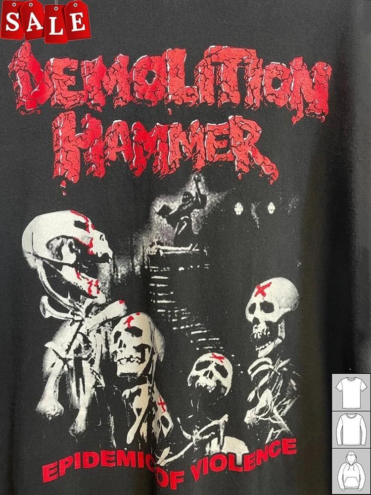 New Popular Demolition Hammer Band Gift For Fans Unisex S5XL Shirt LL664 Unisex T-Shirt