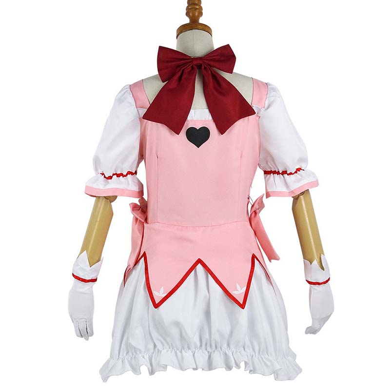 Костюм для косплея Канамэ Мадоки, аниме Madoka Magica, школьная форма Хомуры, платье с чокером, перчатки, носки, костюмы на Хэллоуин