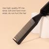 Двусторонняя расческа-щетка Черная Маленькая Щетка для укладки бороды Профессиональная Щетка для бритья и бороды Парикмахерская Винтажная Резная Щетка для чистки