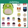 И милая плюшевая игрушка Squishmallow с изображением Stump The Skeleton Squad Bouncer**