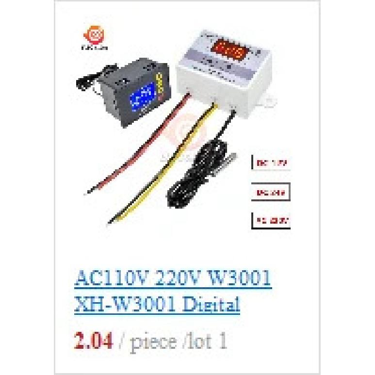 12V W1209 W1209WK Digital Thermostat Temperature Controller Regulator Thermoregulator Incubator Meter DC NTC Thermistor Sensor