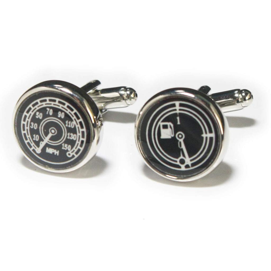 Запонки Kamakura Cufflinks Workshop Топливная система Спидометр Запонки 2 ew040 & (Запонки)