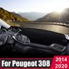 For Peugeot 308 GT SW T9 II MK2 GTi 2014- Car Dashboard Cover Mat Auto Dash Board Sun Shade Pad Carpet Protector