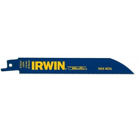 Irwin Reciprocating Saw Blade 150Mm 24 Tpi / Metal (5 Pcs)