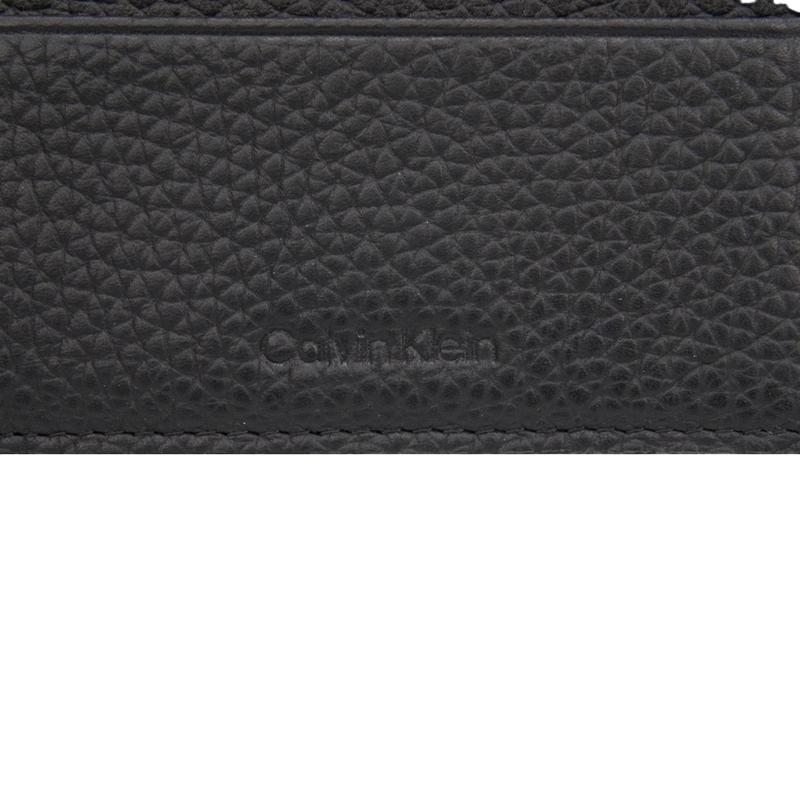 Calvin Klein Мужской складной кожаный кошелек для нескольких карт Business Space-Black 4D1241G-UB1