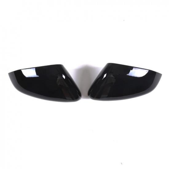 Glossy Black Door Side Rear View Mirror Cover Shell For Rivian R1T/R1S -