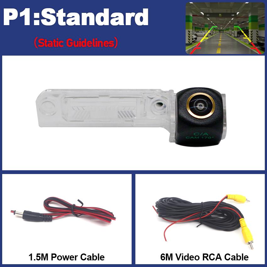 Rear Camera For Volkswagen EOS 2006~2015 Golf MK5 2003~2009 CCD Night Vision Backup Parking Reversing Camera Golden Fisheye Lens