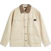 Li Ning Sports Fashion Series Retro Work Jacket With Multiple Pockets Unisex Jacket Fog-Khaki AFDUC53-1