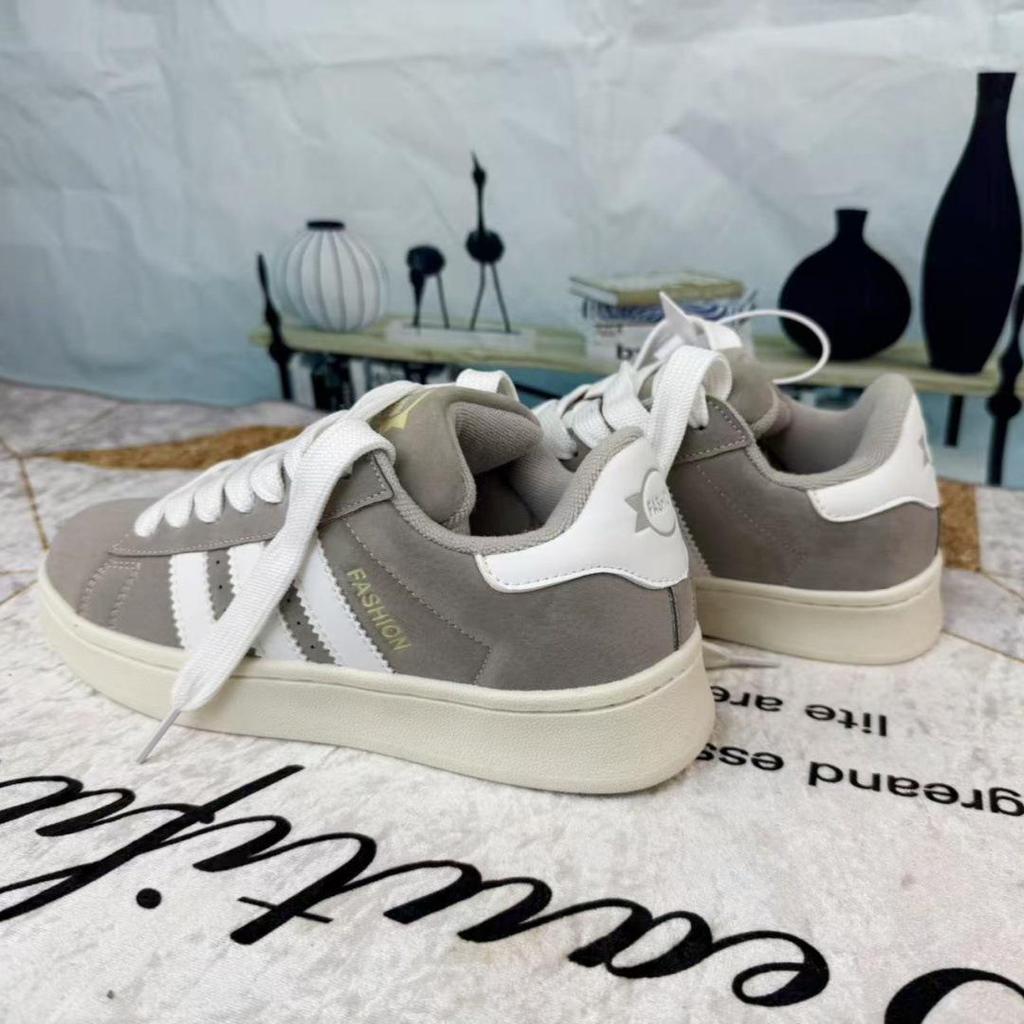 Трендовые мужские осенние подростковые низкие кеды в повседневном стиле с тремя полосками