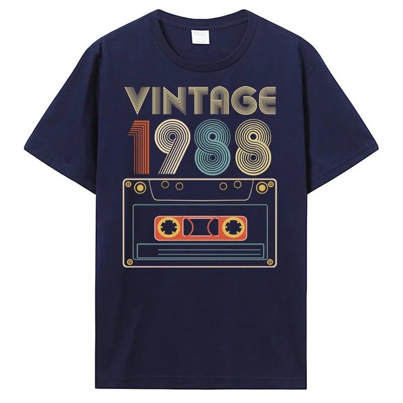 Новая футболка унисекс, винтажная футболка 1985, 1986, 1987, 1988, 1989 годов, женская футболка, унисекс, хлопковые футболки, хип-хоп, Harajuku, уличная одежда, унисекс