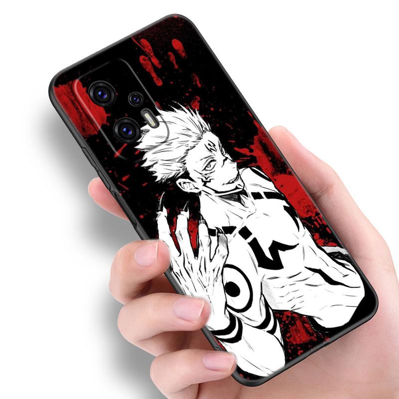 Чехол для телефона с изображением аниме дзюдзюцу кайсен для Xiaomi POCO F2 F3 M2 M3 M4 X3 X4 Pro NFC F4 GT 5G F1 X2 C3 C31 C40 M5S, мягкий черный чехол из ТПУ