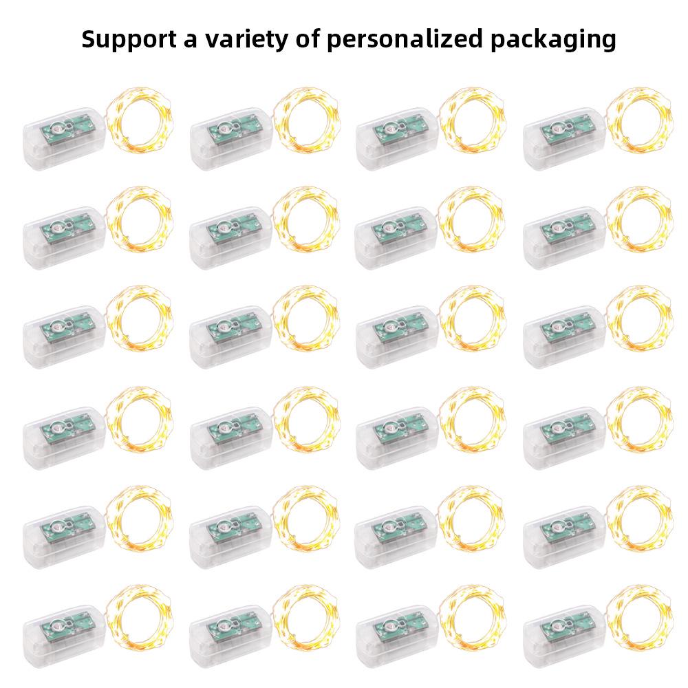 Гирлянды: Светодиодная гирлянда на батарейках с мигающими цветами для рождественского украшения