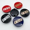 4 шт. 60/65 мм Акриловая центральная крышка колеса BBS Диски Шина Автомобильная центральная крышка колеса Комплект Транспортные средства Автомобильная модификация ступицы колеса BBS